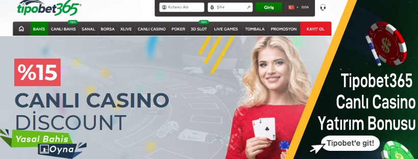 Tipobet365 Canlı Casino Yatırım Bonusu